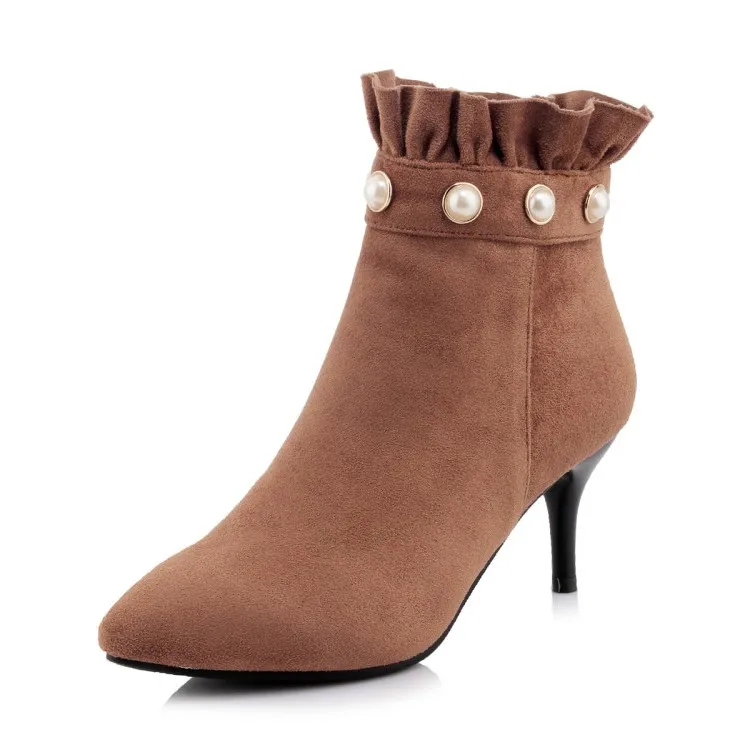 heeled walking boots