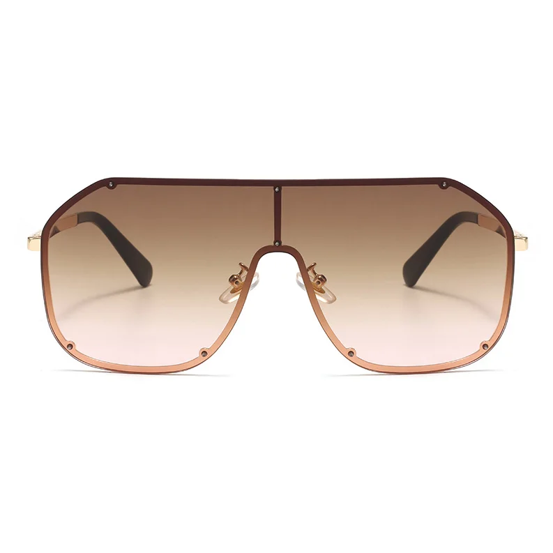 

19832 Superhot Eyewear 2019 Fashion Mono Lens Sun glasses Men Women Oversized Shades Sunglasses