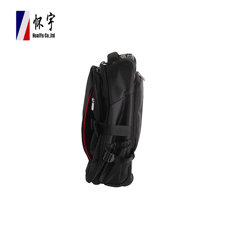 Wholesale Popular Customized  Multifunction Backpack Black Men Trolley Backpack