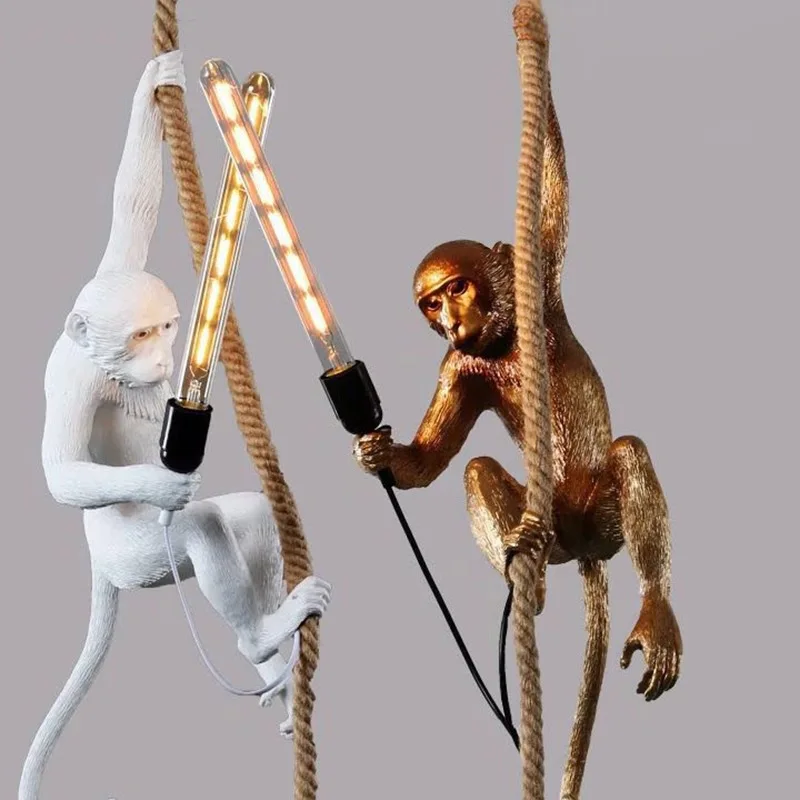 Popular Design Products in Amazon Cheap Living Room Lamps Monkey Decorative Lamparas Energy Saving Hanging Light For Decoration