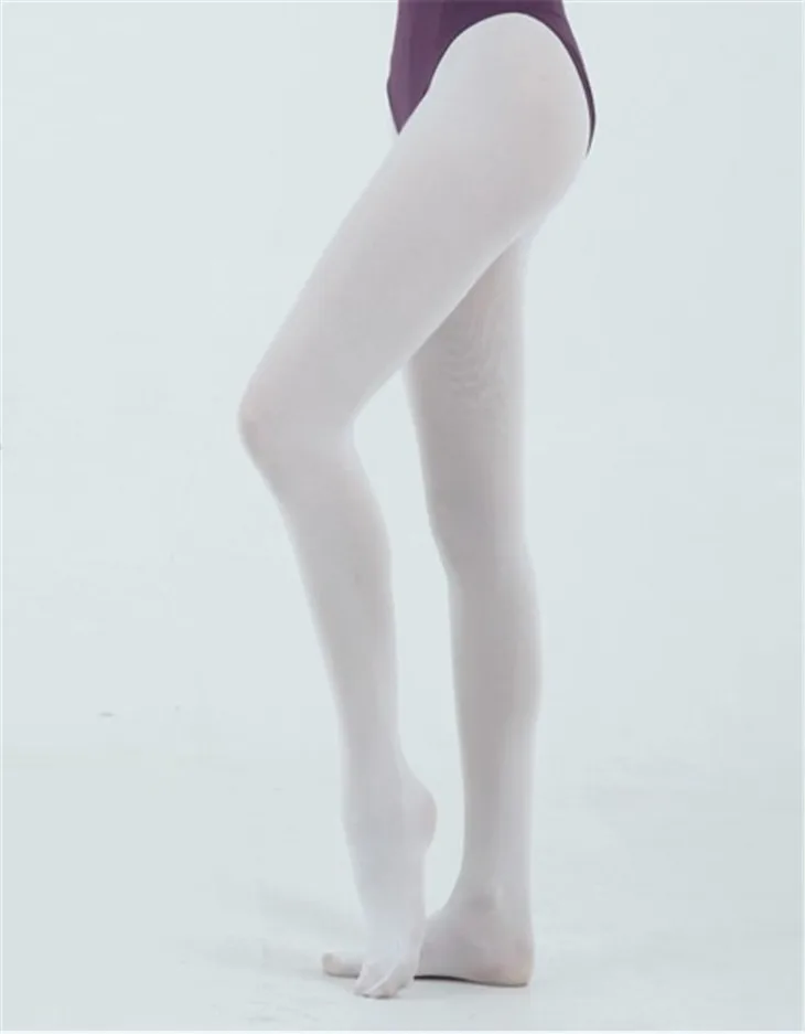 Wholesale Nylon Spandex White Skin Ballet Practice Wear Dance Tights
