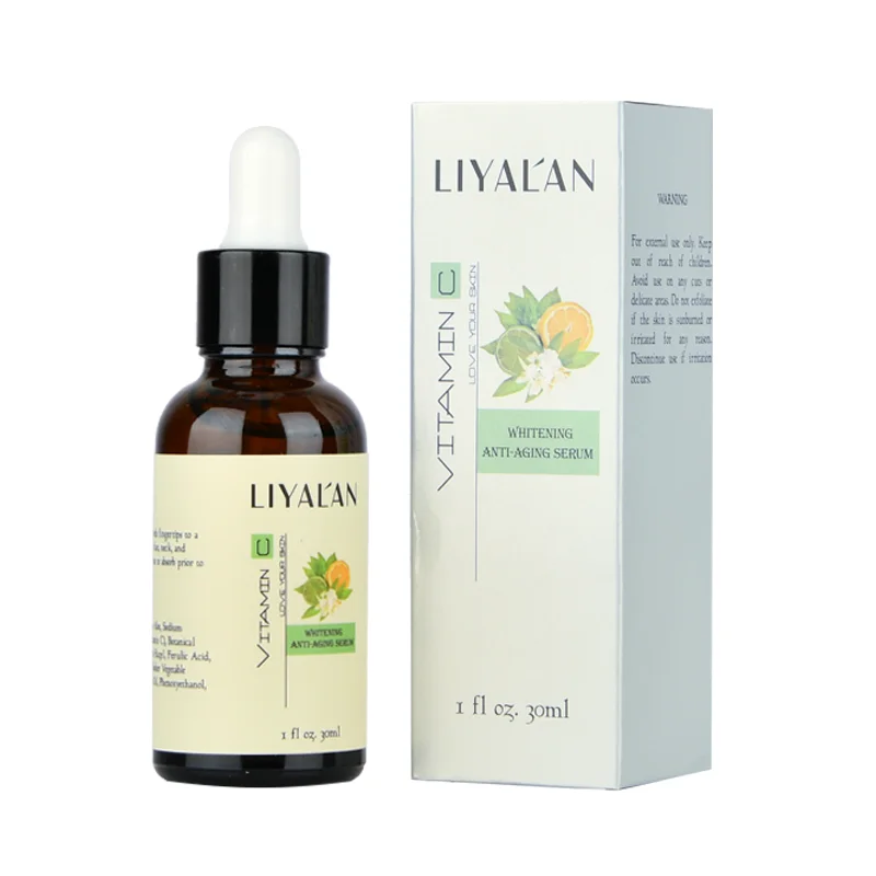 

Organic Whitening Anti Aging Vitamin C Serum With Hyaluronic Acid For Face