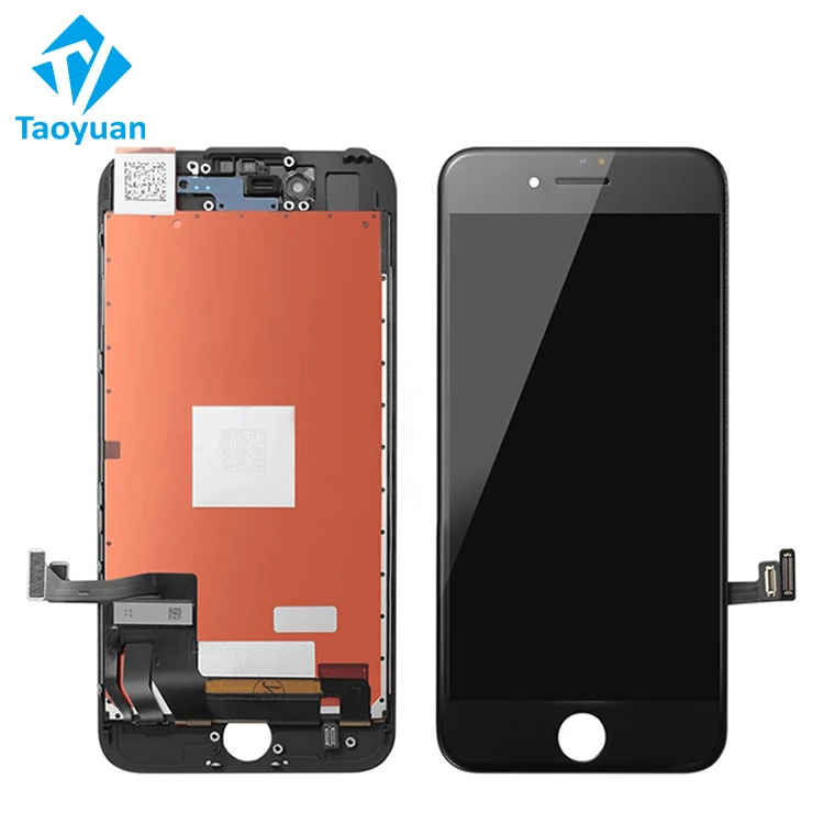 

TAOYUAN OEM black lcd display touch digitizer screen assembly replacement for iphone 7 screen lcd
