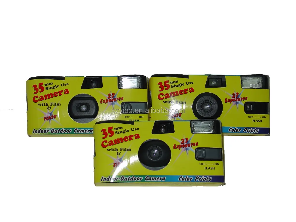 Single Use Camera 35mm Film Camera with Flash and Film| Alibaba.com