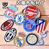 Custom football club embroidered patch woven ironing patches