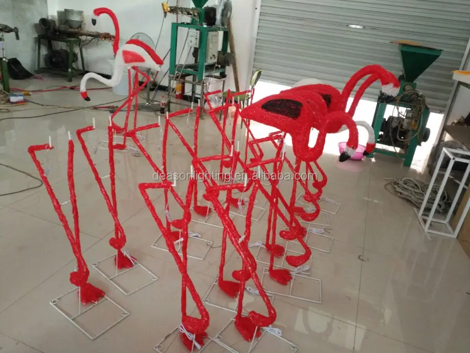 Outdoor Christmas Light Animals - Buy Lighted Flamingo,Lighted Flamingo