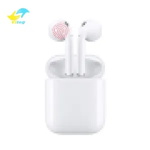 2019 New Arrival i12 TWS Wireless Earbuds Mini BT 5.0 Wireless Earphone Headphones Ture Stereo with Touch Control SIRI
