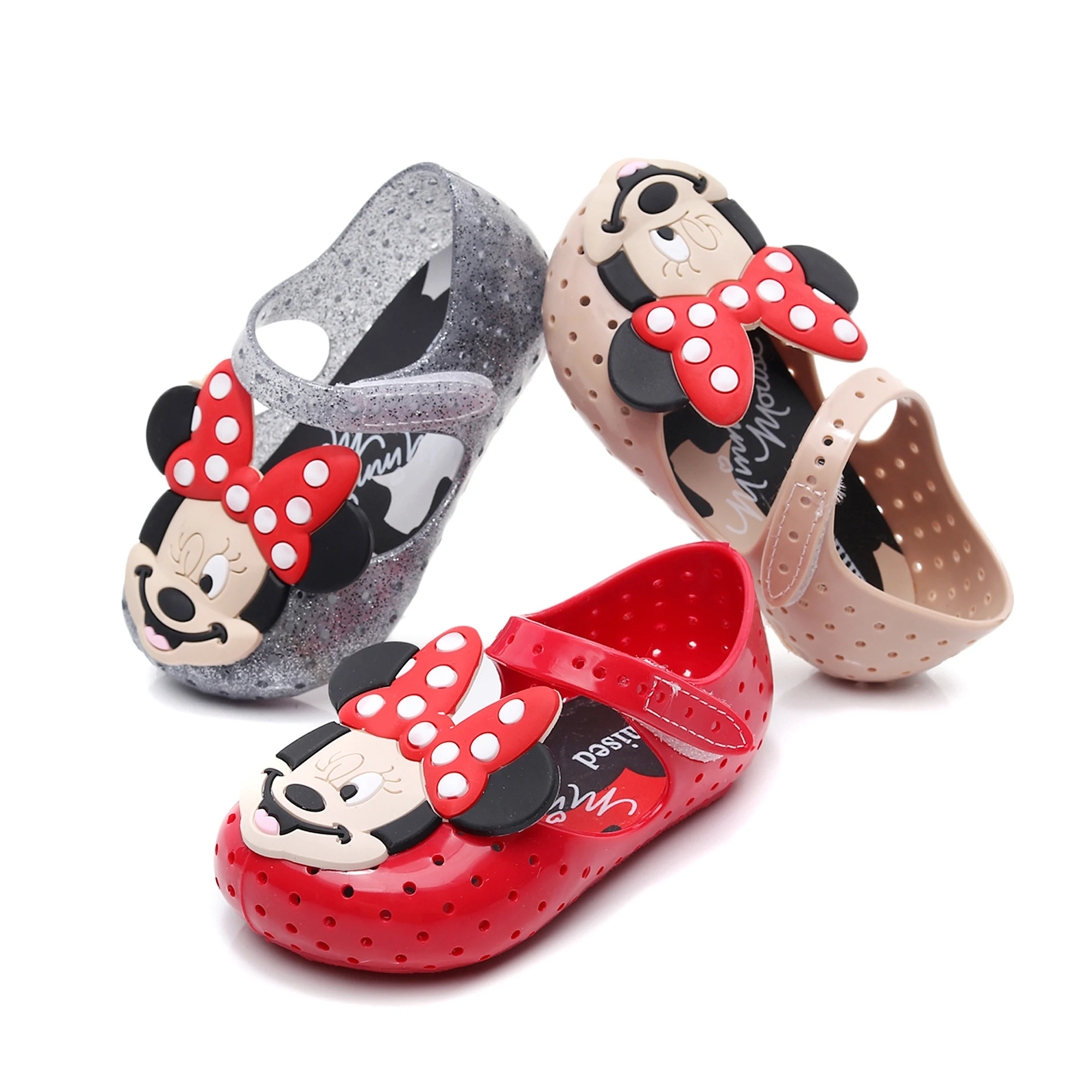

2019 smiling mickey minnie Brazil style kids girl jelly shoes