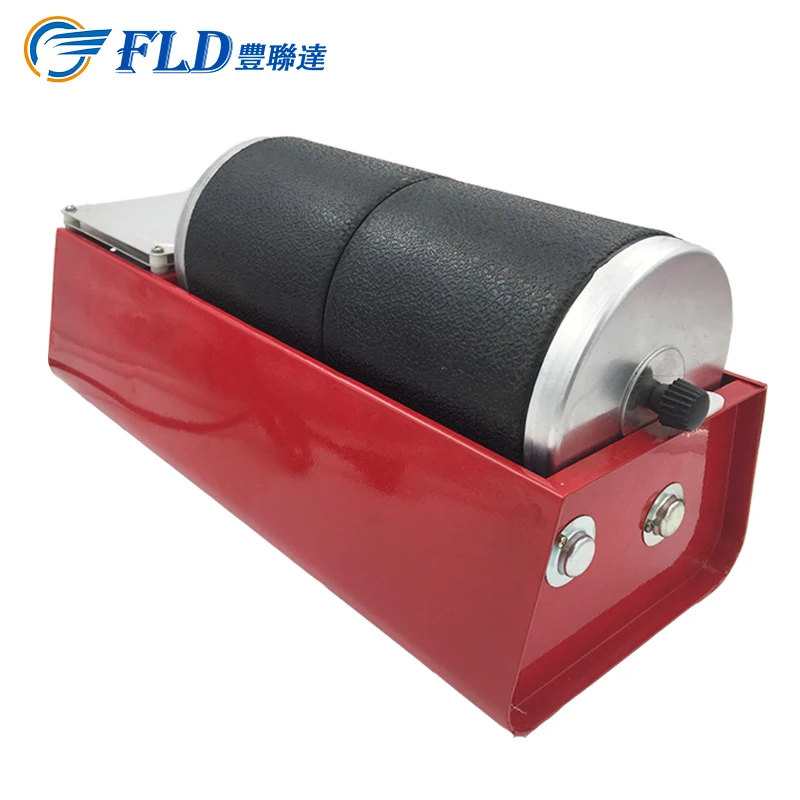 

Rotary jewelry rock tumbler machine for polishing stones, Black and red