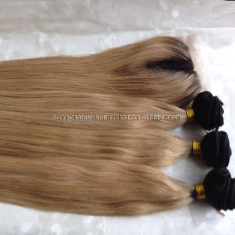 

ombre honey blonde bundles with closure straight silk base closures with hair weave 1b 27 brazilian hair closure with bundles, N/a