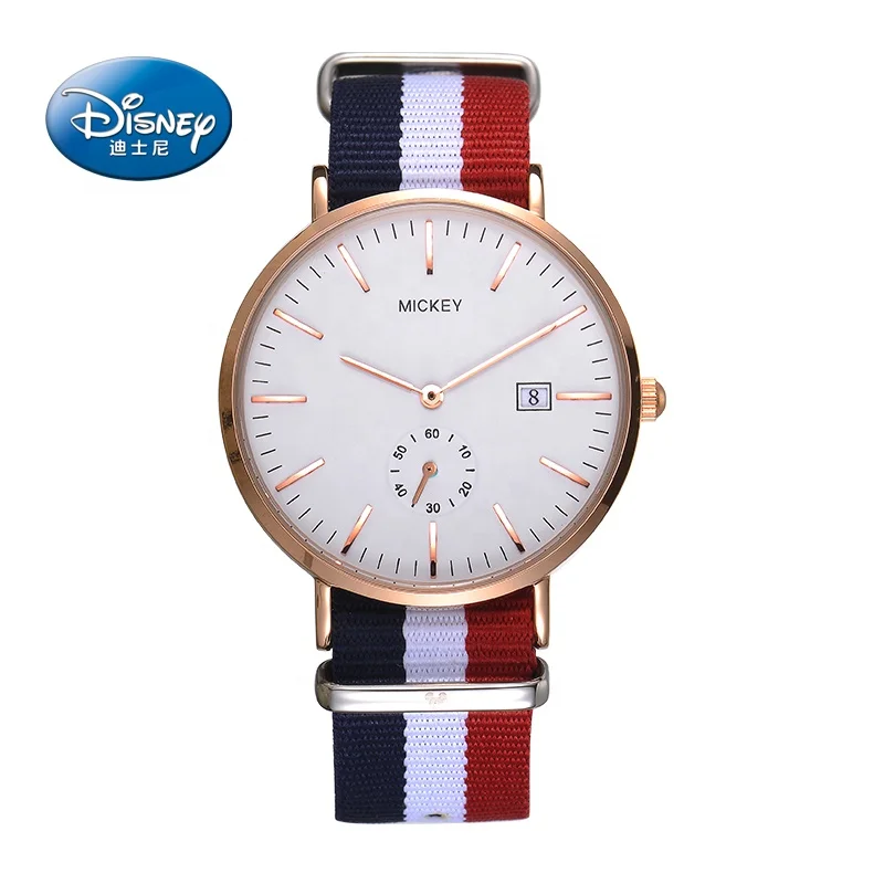 

Wholesale OEM Chinese Movt Unisex Watches Men Wrist Second Dial Nylon Wristwatch