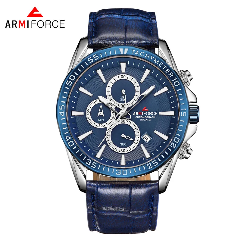 

AF8001 ARMIFORCE8001 Men's Quartz Watch Multi-Functional Urban Fashion Men's Wrist-Watch Nice Quality Wach