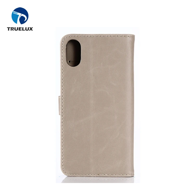 For Iphone X Cover,Elegant Pu Leather Flip Case With Inside Card Slot
