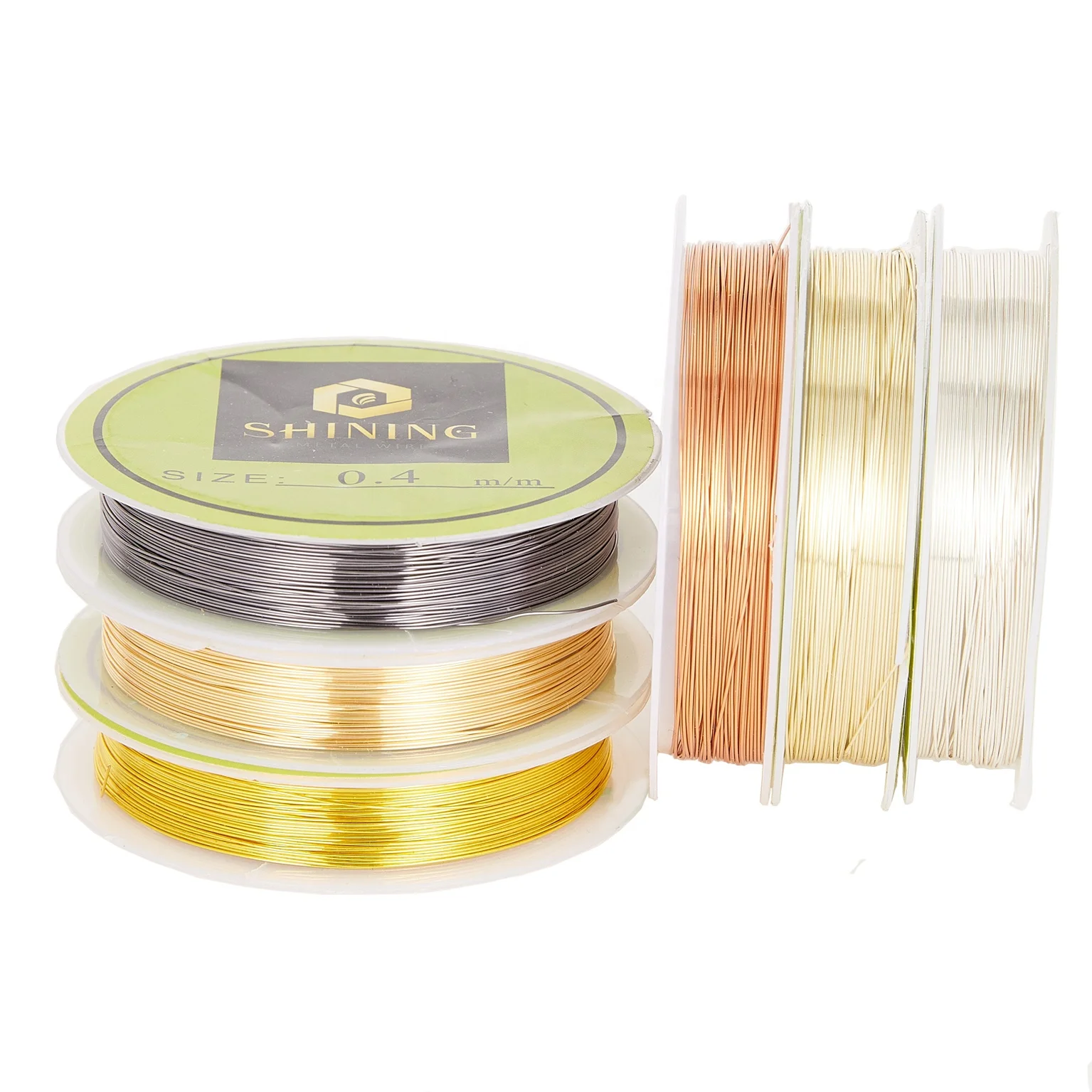

Factory Permanently Colored Jewelry Wire Non Tarnished Copper Wire For Jewelry Making, Multi colour