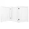 Flexible Configuration Z Shape Folding Dog Fence Light Weight Wood Portable Pet Gates