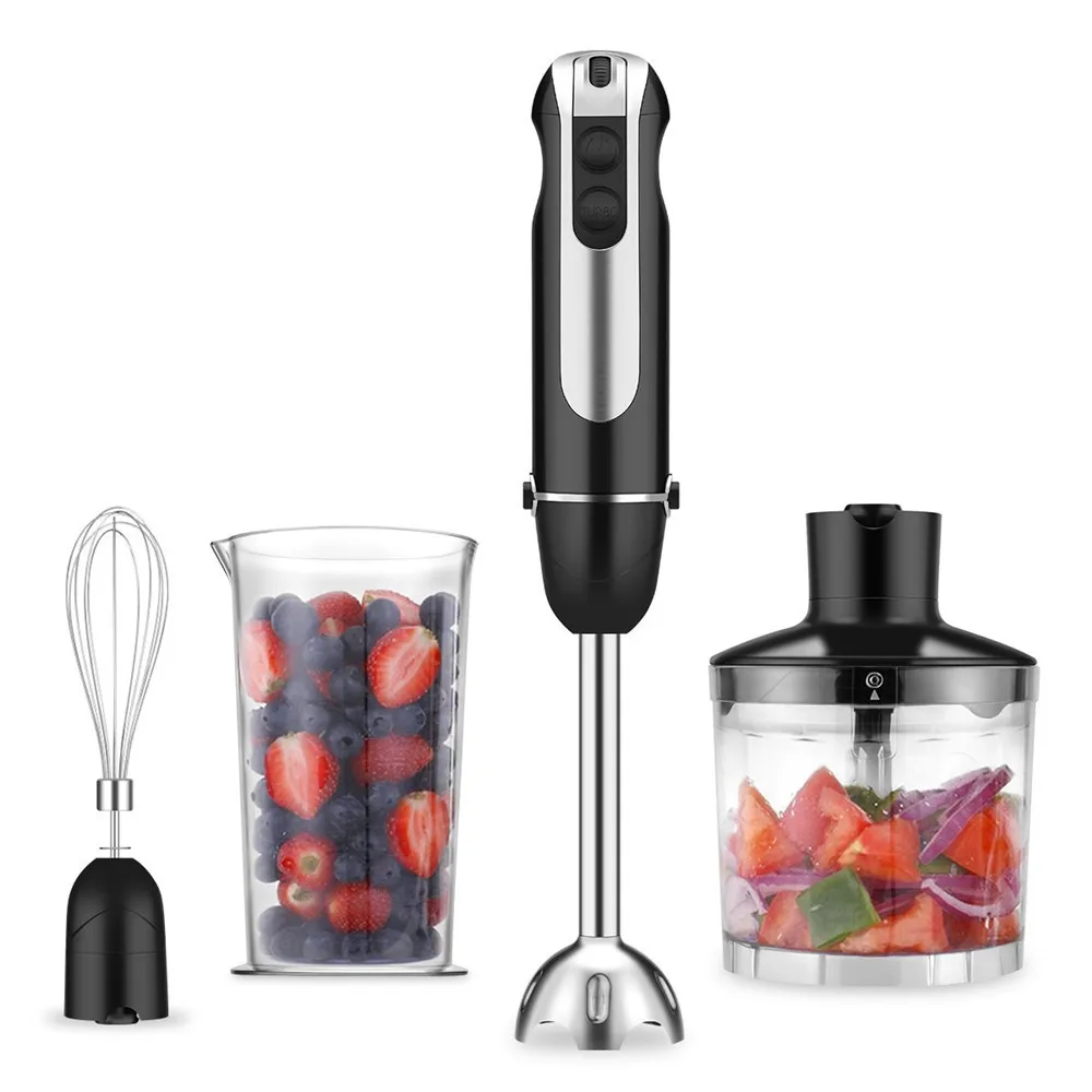 
Manual Multi function Hand Blender with Stainless Steel Blades and S/S decoration 