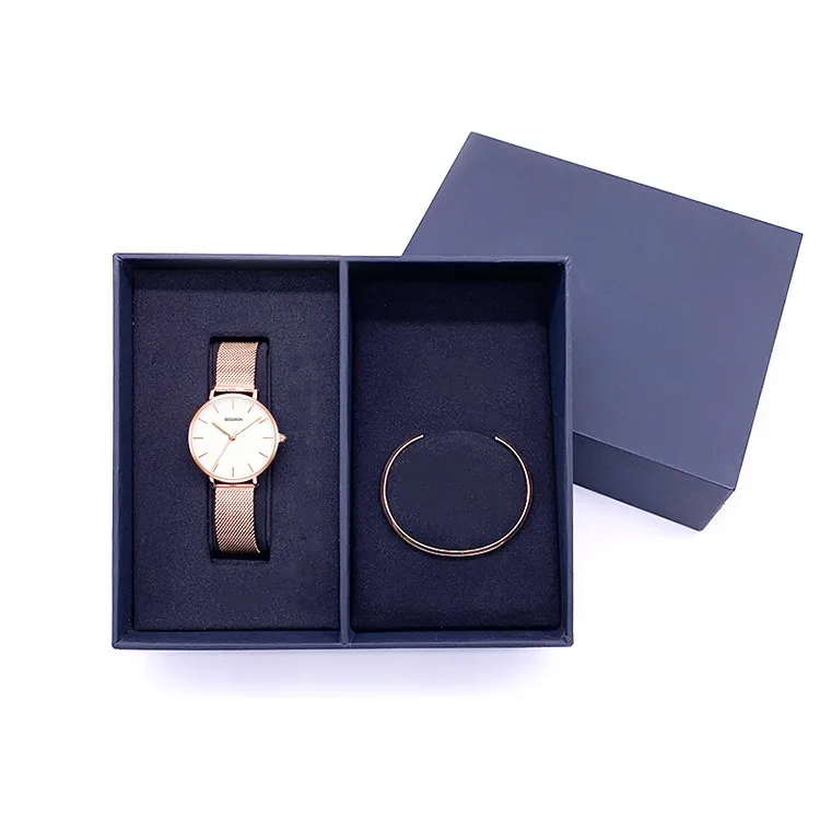 Christmas Watch Set Gift Box A Surprise Packet Rose Gold Watch Gift Set