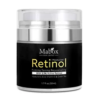 

Mabox Natural Organic Anti Aging Firming Skin Anti Wrinkle Whitening Moisturizer 2.5% Retinol Vitamin E Collagen Face Cream