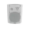 511005 6 inch PoE white plastic mini Dante active wall speaker with built-in 2x30W amplifier