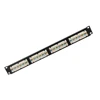 19 inch UTP RJ45 1U 2U CAT5E CAT6 patch panel