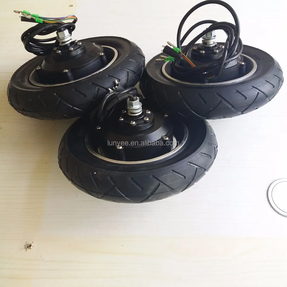 High Torque Low Speed Geared Brushless Electric Hub Motor For