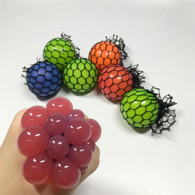 wholesale oem price squeezing stress release hand toy mesh