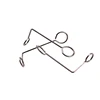 stainless steel wire bending formed spring with two ends closed circle
