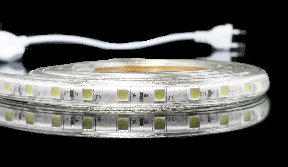 220v 110v 扩散器 100m smd5050 50m 100m 户外 ce rohsled 灯带
