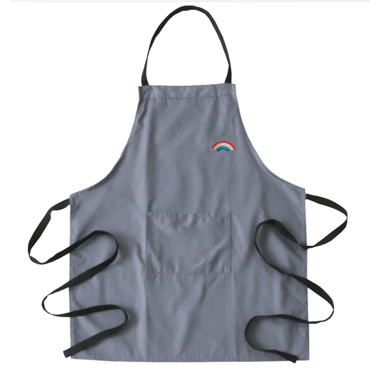 China Custom 2018 Adult Promotion 100% Cotton Kitchen Work BBQ Apron