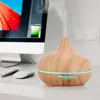 Ultrasonic Nebulizing Aromatherapy Humidifiers,Wholesales 400ml Aroma Essential Oil Diffuser for Coffee Smell & Croissant Shop