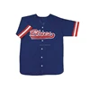 Custom sublimation print 100% polyester baseball jersey
