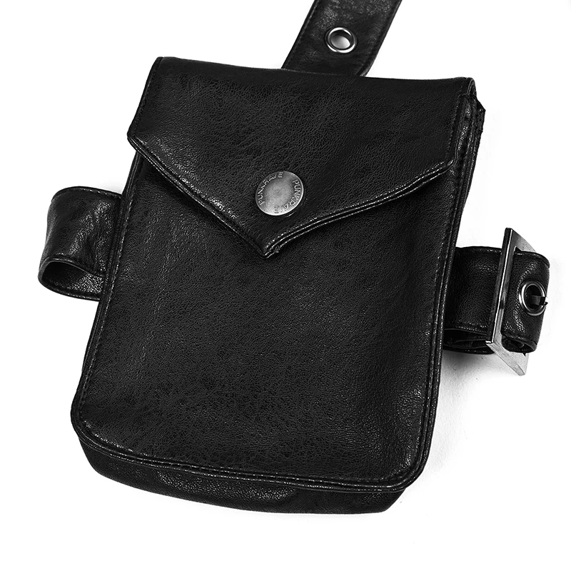 WY-828 biker PU belt removable handbag punk women handsome shooting vest