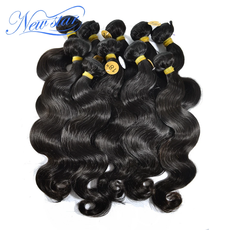 

New Star Hair Top Selling Virgin Brazilian Hair 1kg/Lot Body Wave Bundle