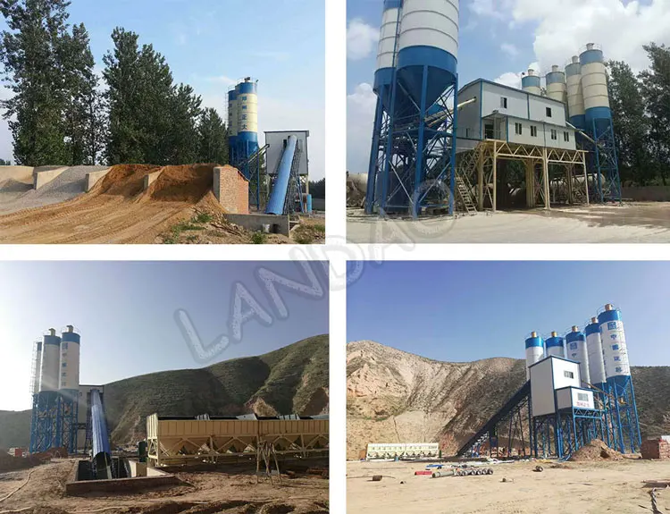 Ready Mix Concrete Batching Plant 50m3 /h Precast Concrete Plant Equipment