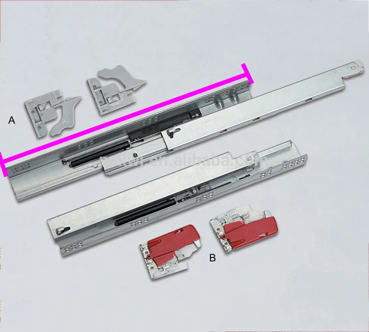 3 Fold Full Extension Soft Closing Undermount Concealed Auto
