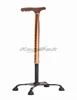 Old people assistant Four angle crutch