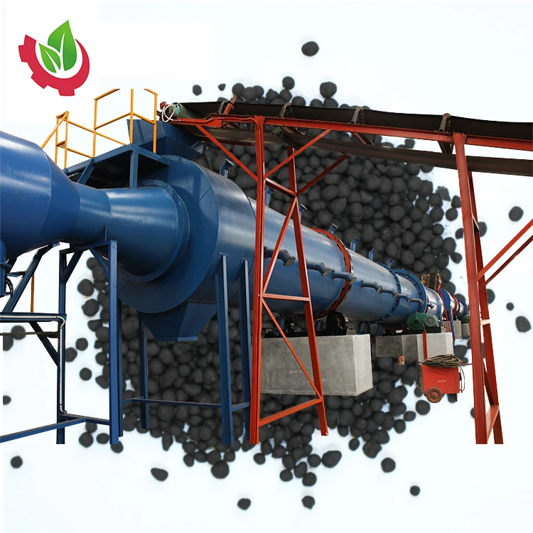 industrial dryers for granules fertilizer production line drum drying machine steel dryer