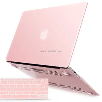 ローズピンクプラスチック製のハードケース Macbook Air の 13 インチ