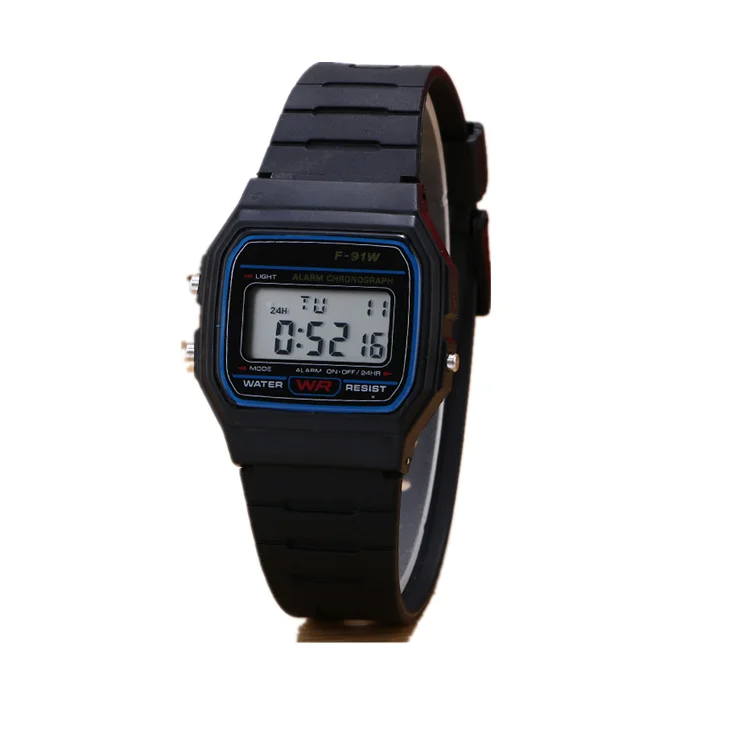 

Small Quantity Cheap Price Large alloy shell rubber quartz digital watch