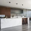 Trlife custom kitchen melamine prefab kitchens kitchen designs white work benches tool cabinets
