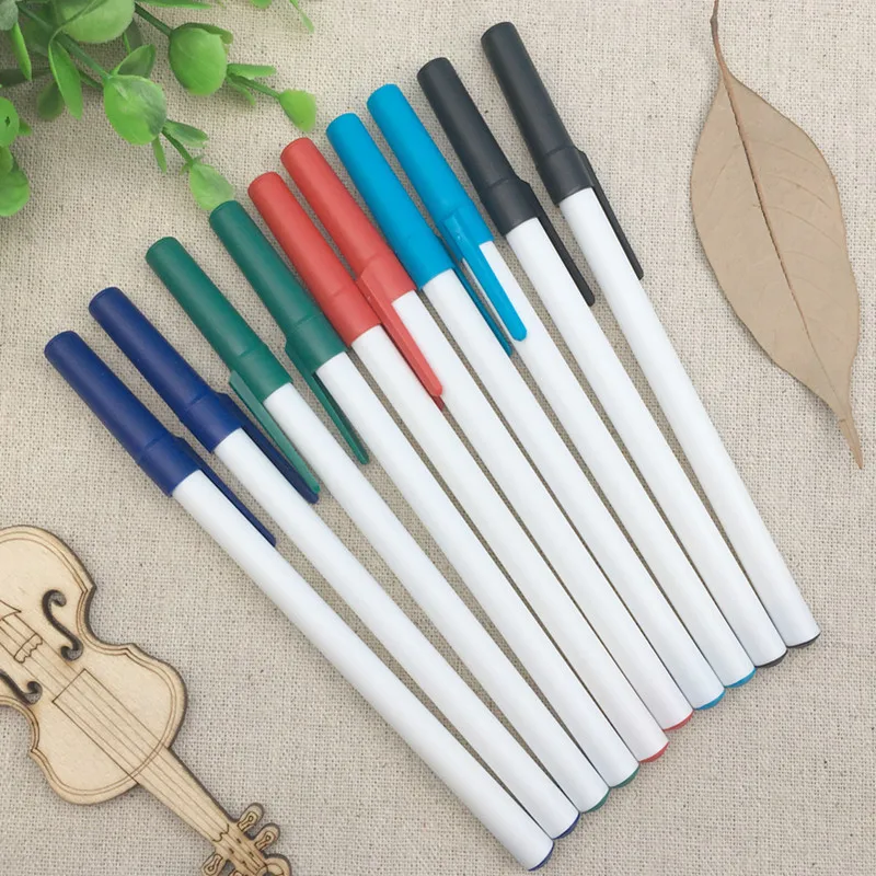 
2017Simple Pen New Ballpoint Pen Type Plastic Promotional Ball Pen 