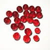 Red ruby glass beads faceted ruby beads crystal beads