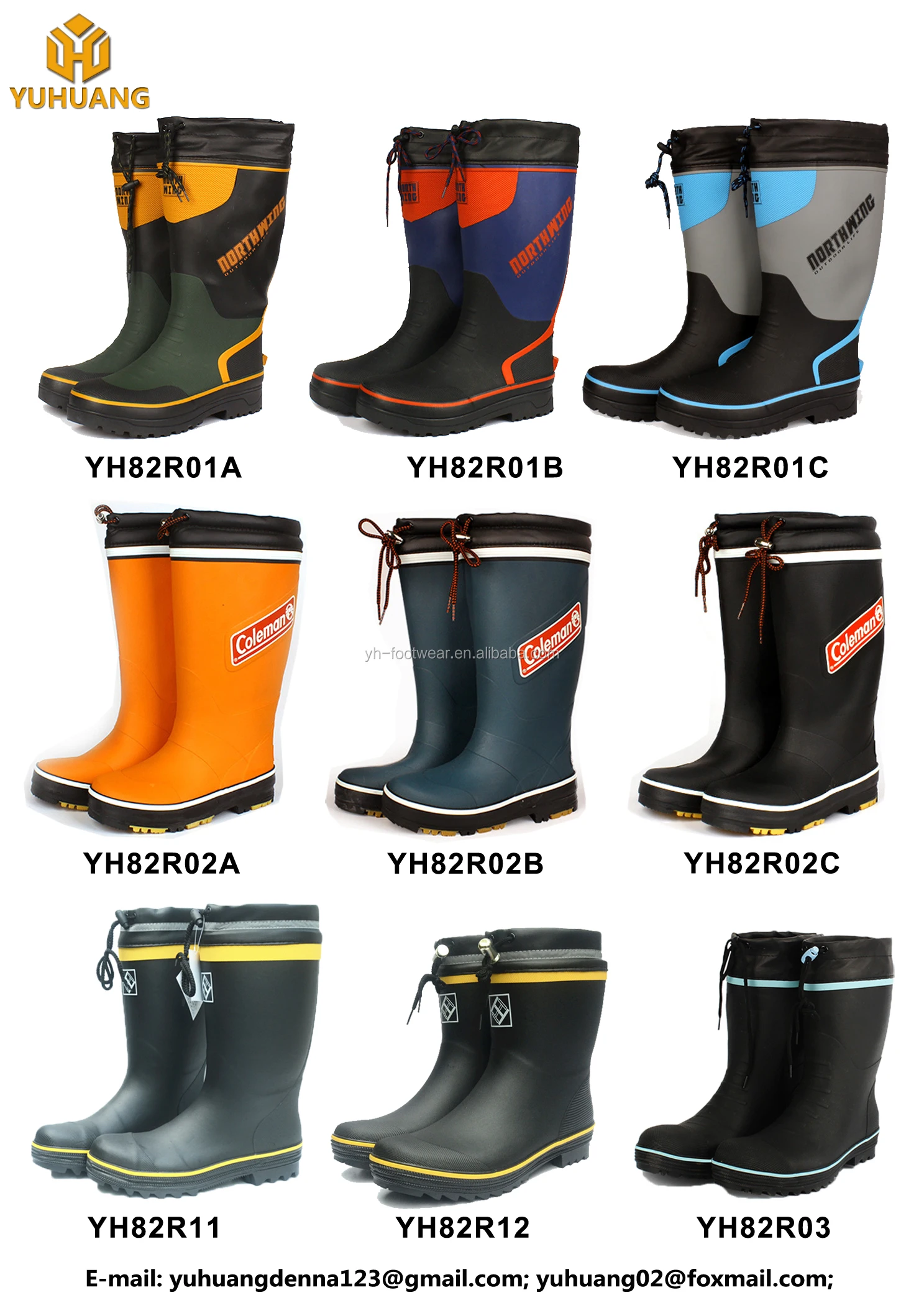 Fashion Rubber Gumboots For Working With Steel Toe Cap Safety Gum Boot On Sale Buy Fashion
