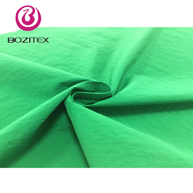 crinkled nylon taslon