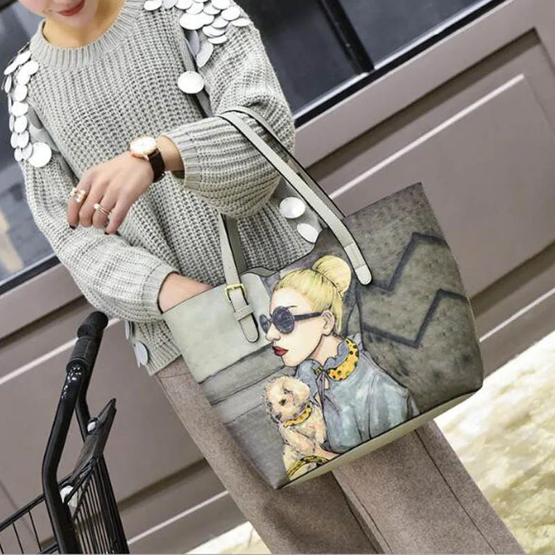 

fashion college bags girls handbag ladies high quality handbag, 6 colors in storage and custom color is workable