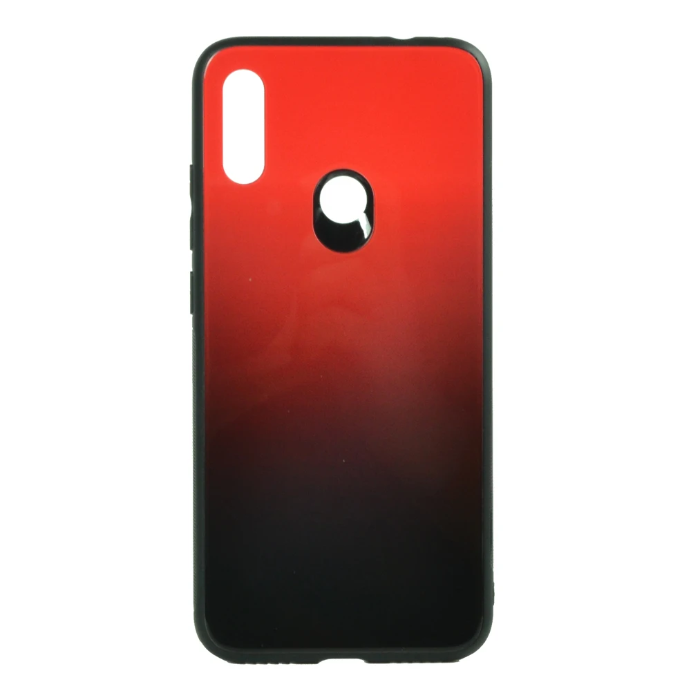 

Fashion Gradient Printing Tempered Back Glass Phone Case Cover For Xiaomi Redmi note 7, Color change