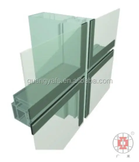 
Aluminium curtain wall 