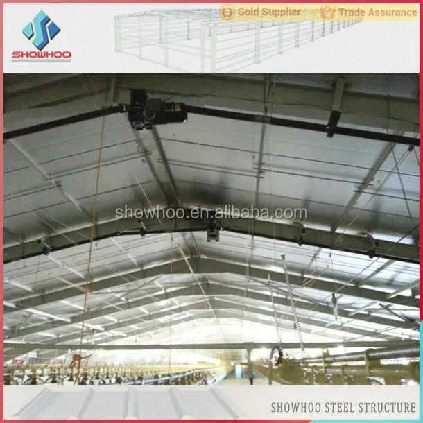 Light Frame Steel Structure Prefab Broiler And Pig Farms ...