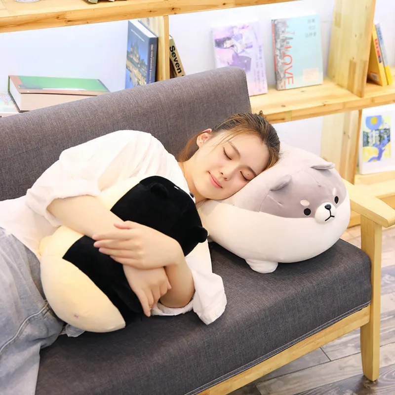 
New 40cm Cute Shiba Inu Dog Plush Toy Stuffed Soft Animal Corgi Chai Pillow Christmas Gift for Kids Kawaii Valentine Present 