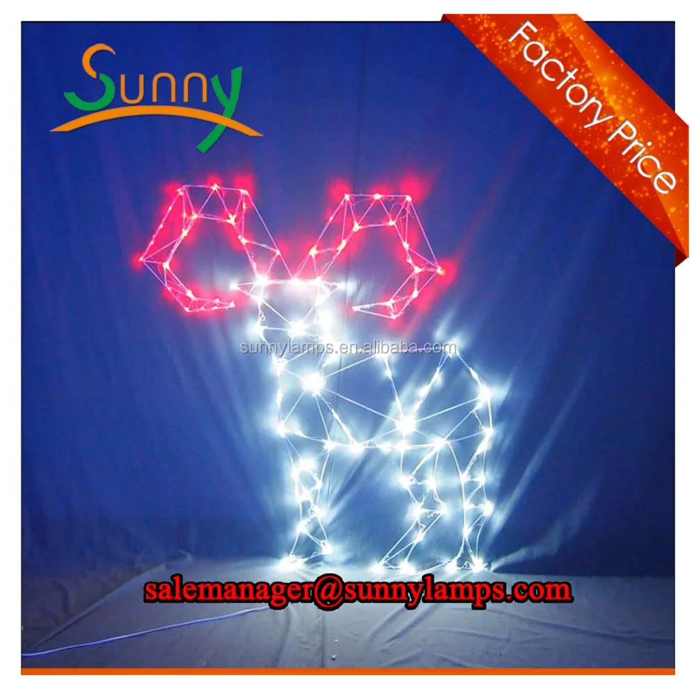 good quality commercial grade light up street pole mounted light decorations